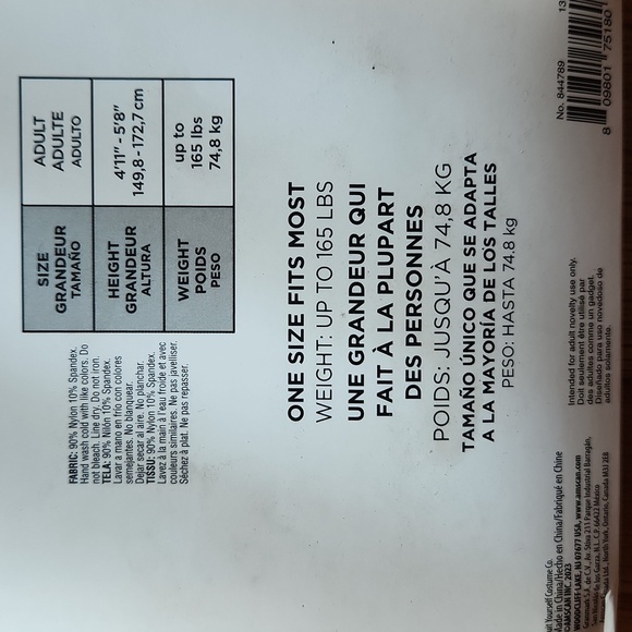 Opaque Black Tights, Adult New - Picture 2 of 2